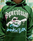 ‘Spiritual Gangsta’ Hoodie (Forest Green)