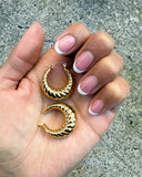 Gold Hoops in “Bebe”