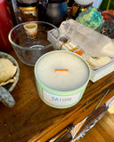 SATORI - White Copal & Mandarin Orange designer Candle