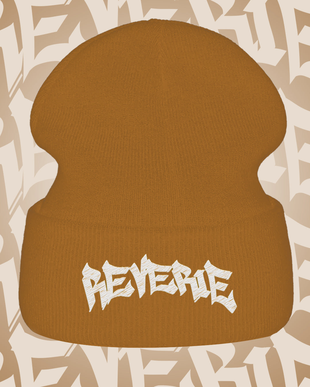 REVERIE “Graffiti” Beanie (Pumpkin Spice)
