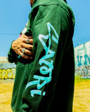 ‘Spiritual Gangsta’ Hoodie (Forest Green)
