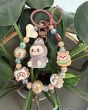 Lafufu Keychain (Tan)