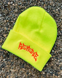 REVERIE “Graffiti” Beanie (Neon Yellow)
