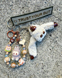 SATORI MOB “Trust Your Gut” Punch Monkey La-Fu-Fu Keychain