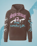 ‘Spiritual Gangsta’ Hoodie (Brown)