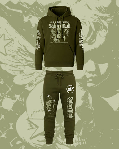 “God is Everywhere” Tracksuit (Camo-Green)