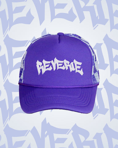 Reverie “Graffiti” Trucker Hat (Purple)